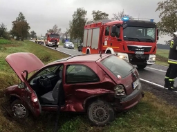 Kierująca Suzuki sprawcą wypadku