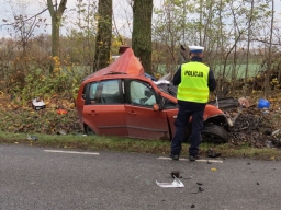 Śmiertelne zderzenie Forda z ciężarówką