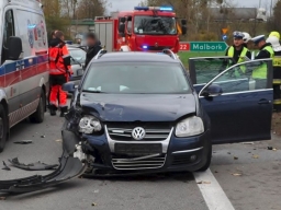 Wejherowo. Na DK6 zderzyły się 4 samochody, w tym 3 Audi