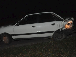 Pijany kierowca BMW najechał na tył Audi