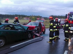 Dzisiejsza czołówka na trasie Orzysz - Giżycko