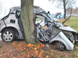 Małe Rudy. 17-letni kierowca spowodował śmiertelny wypadek