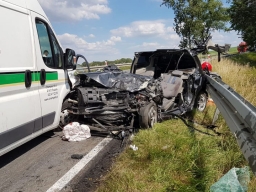 Potężny wypadek na drodze Wierzbięcice - Niwnica pod Nysą