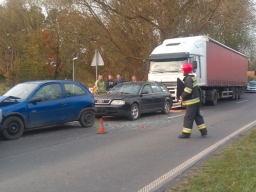 Karambol 5 samochodów w Gorczenicy