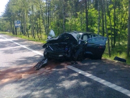 Dzisiejszy tragiczny wypadek na krajowej 10